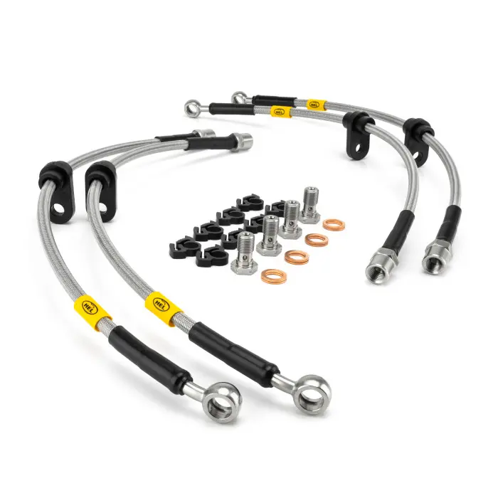 Bmw Mini R50 Cooper 2001/03 Braided Brake Lines 1