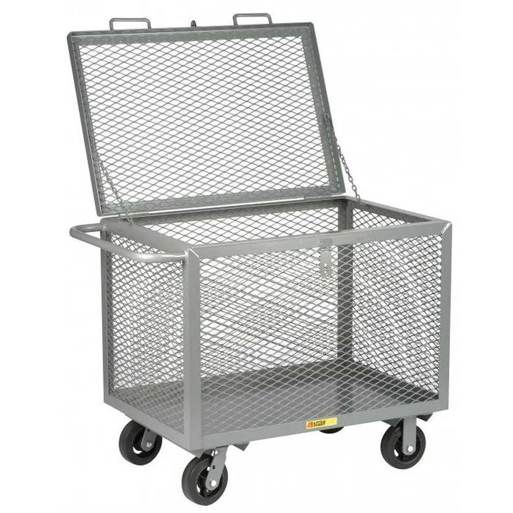Expanded Metal Box Truck W/ Hinged Lid 1