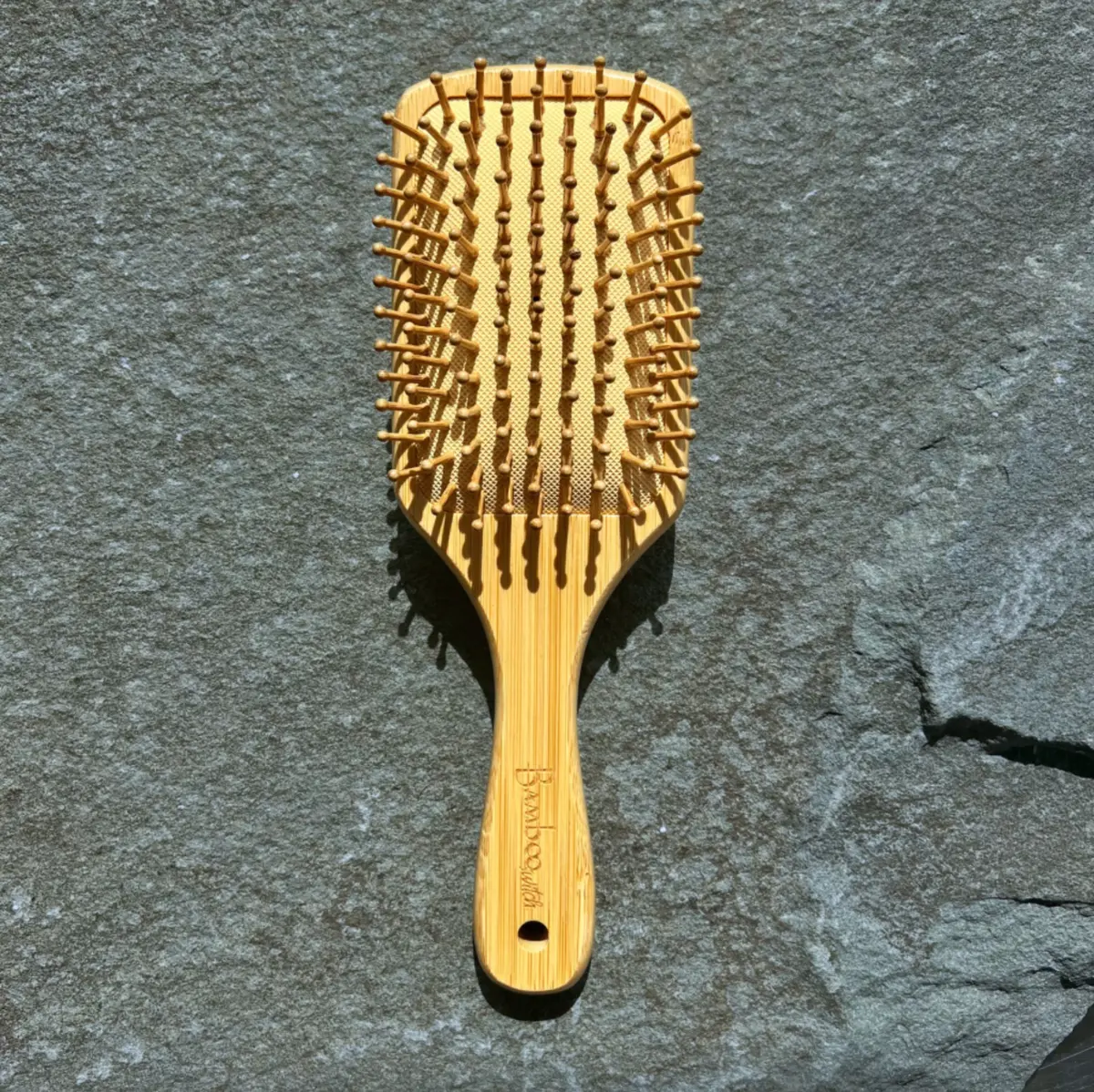 Bamboo Paddle Brush 1