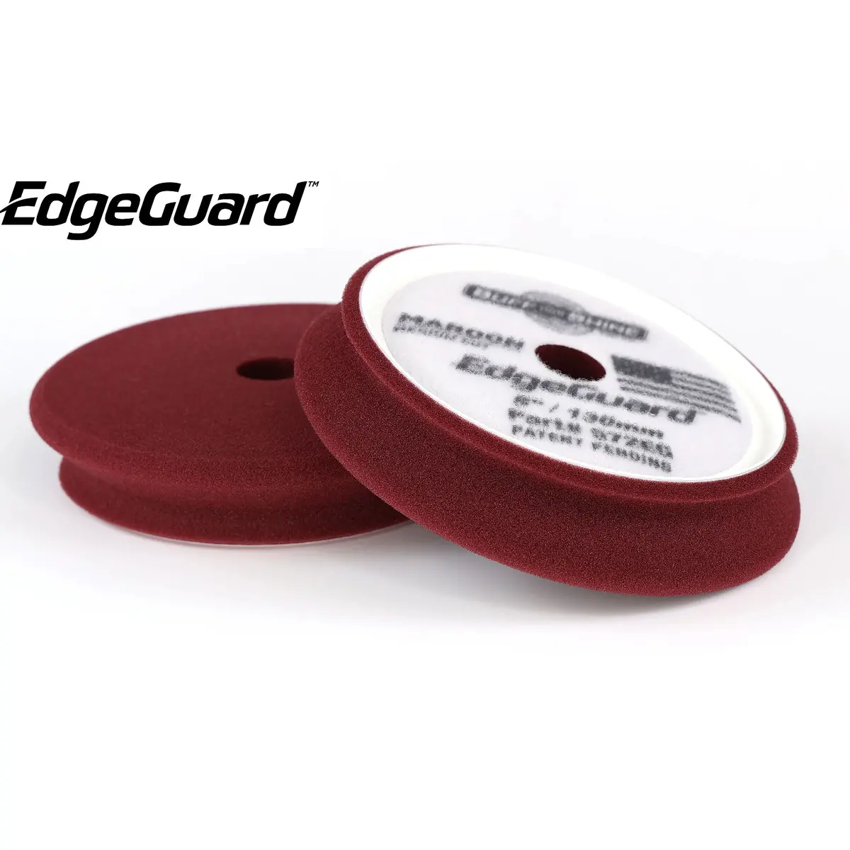 Buff And Shine Edgeguard Maroon Medium Cut Foam Pad 572Eg - 5" / 130Mm 1
