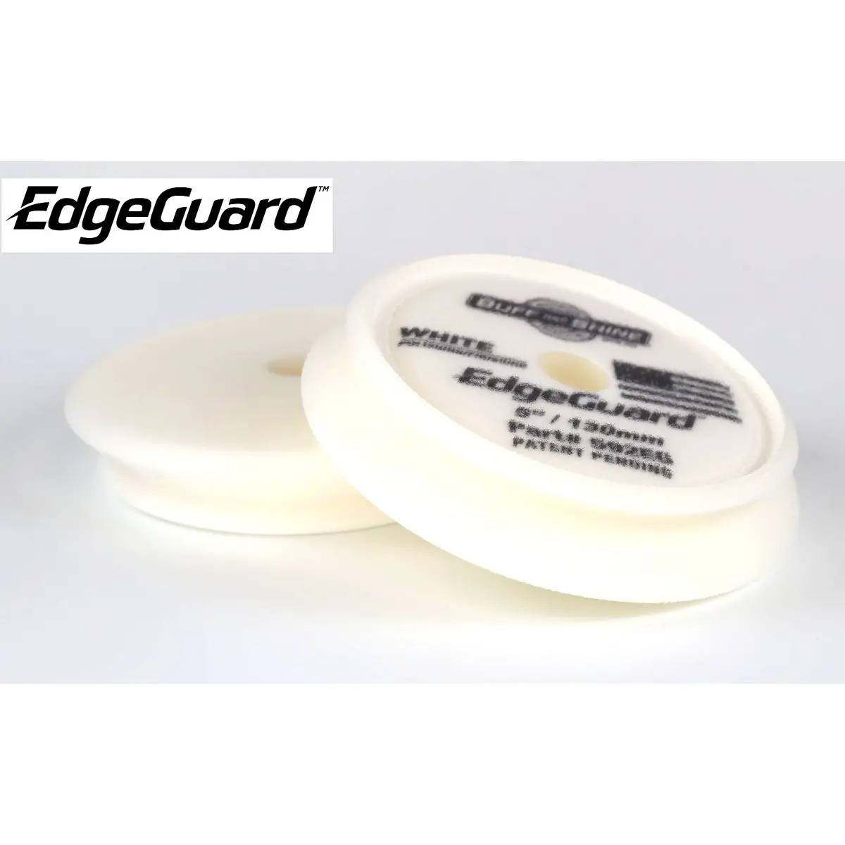 Buff And Shine Edgeguard White Polishing Finishing Foam Pad 592Eg - 5" / 130Mm 1