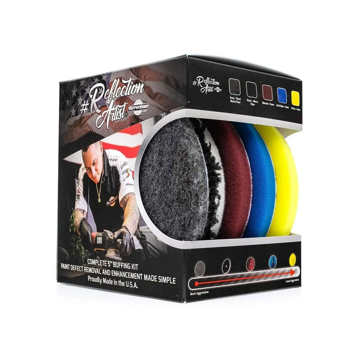 Buff And Shine Reflection Artist Pad Bundles - 5"/6" 1