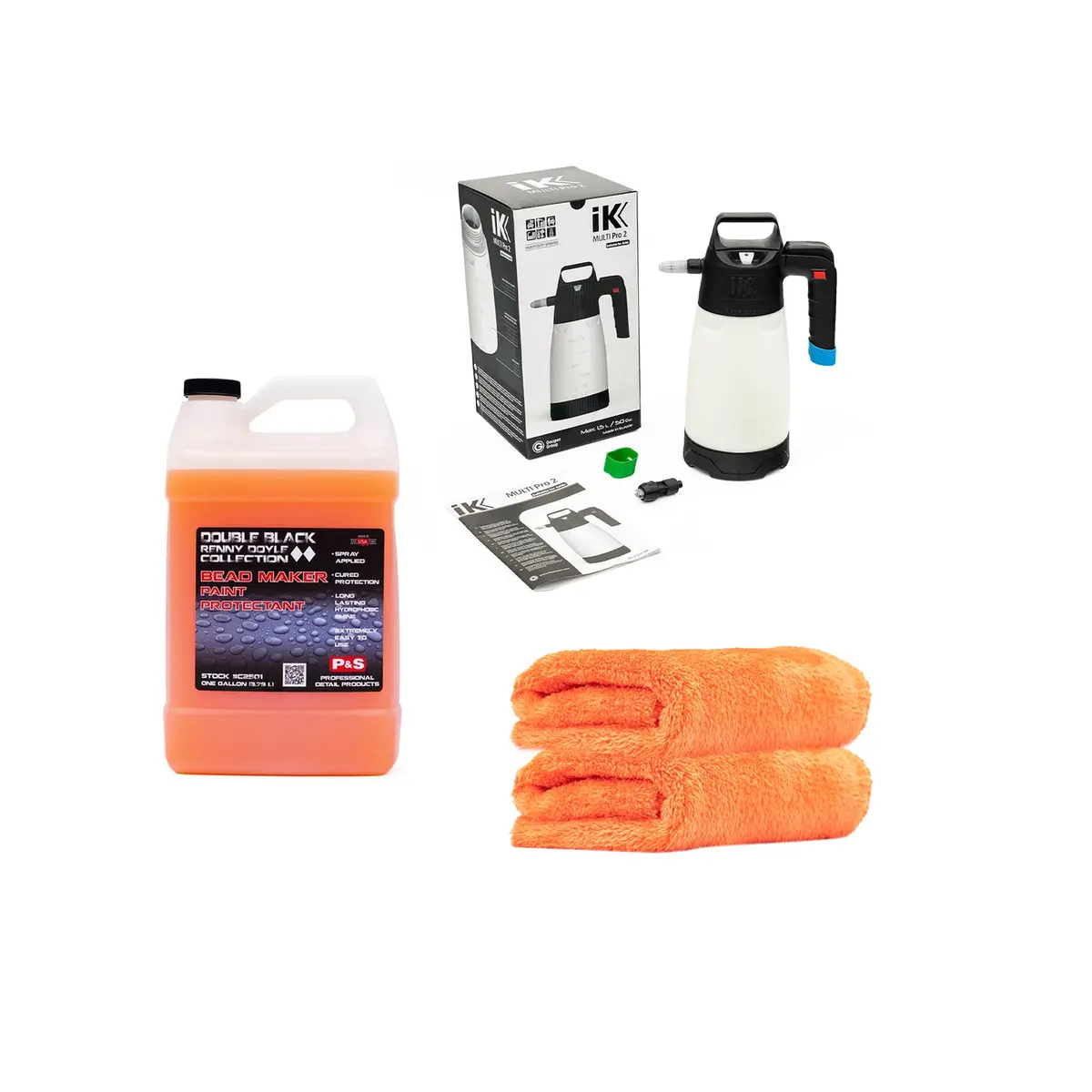 P&S Bead Maker 3.8L + Ik Multi Pro 2 Sprayer + 2 X Eagle Edgeless 500 Orange Kit (*) 1