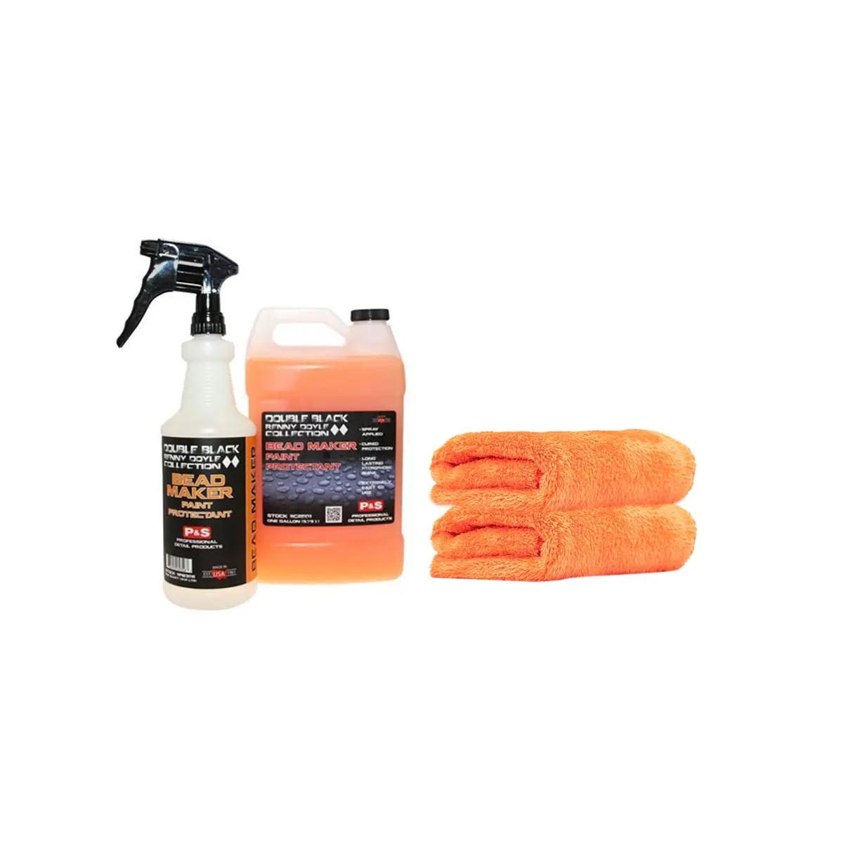 P&S Bead Maker 3.8L + Spray Bottle With Trigger + 2 X Eagle Edgeless 500 Orange Kit (*) 1