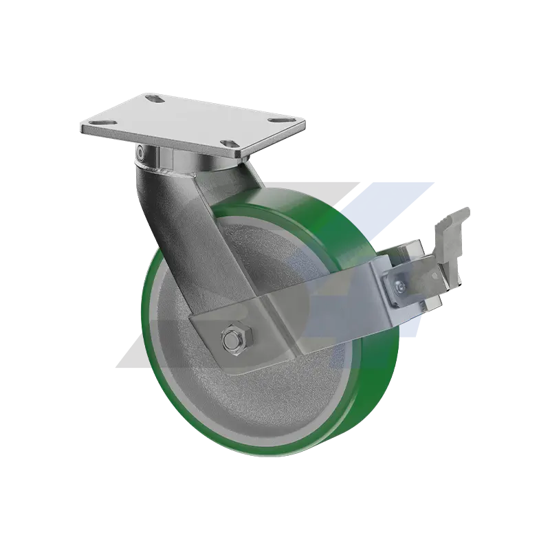 10 X 3" Zinc, Kingpinless Swivel Caster With Face - C000.258 1