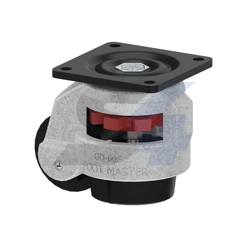 50 X 25 Mm Aluminum, Leveling Caster With Side Thumb - C002.45B 1