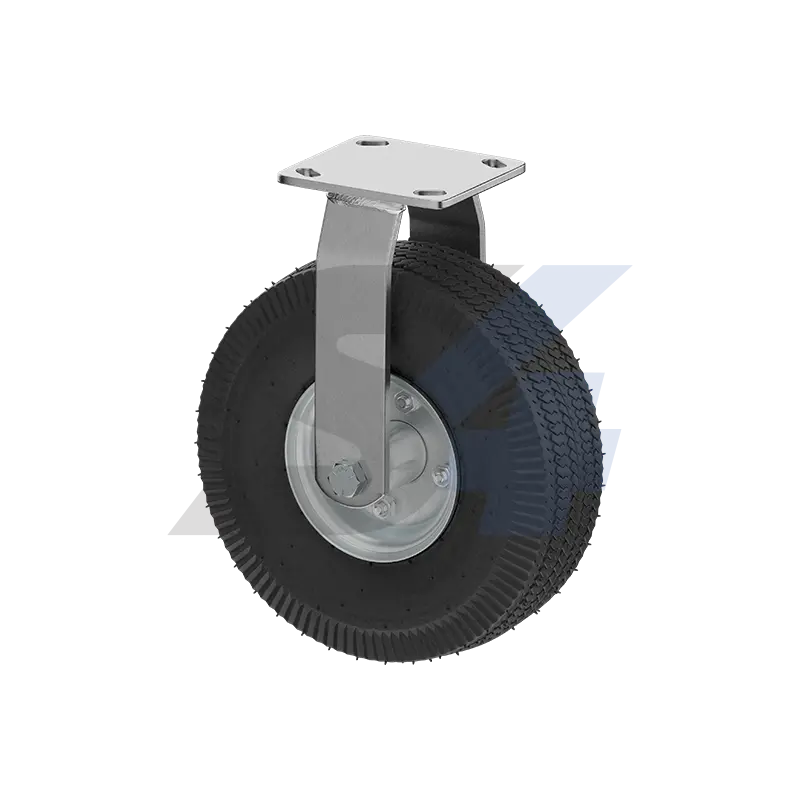 10 X 4" Zinc, Rigid Caster Top Plate Mount - C007.990 1