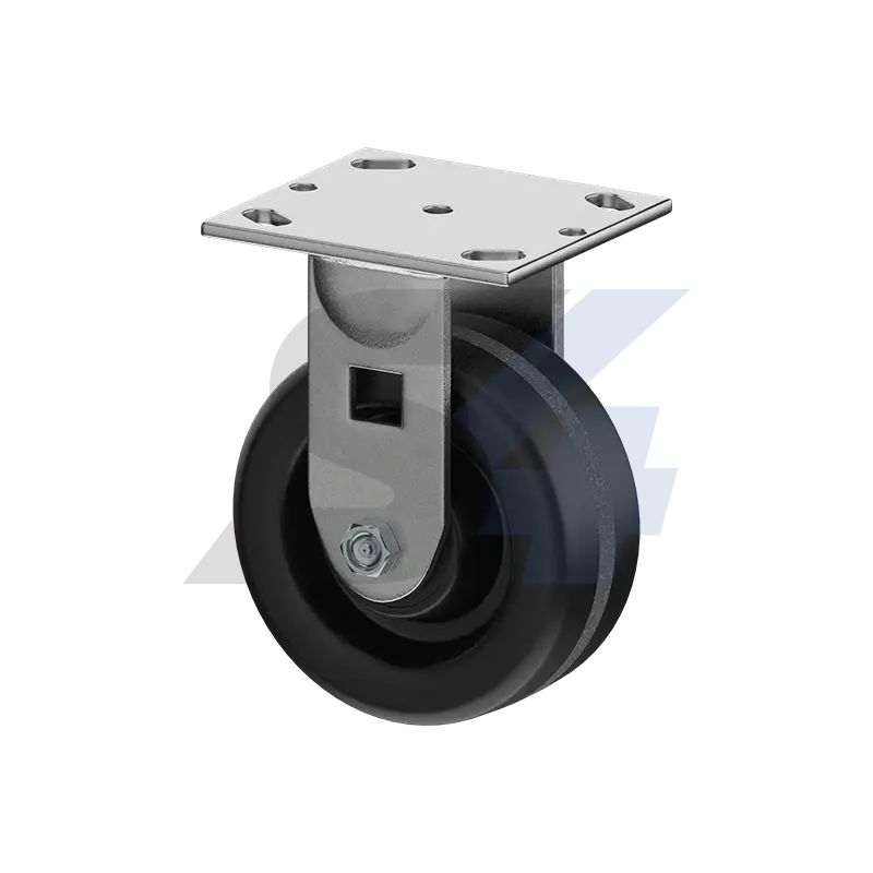5 X 2" Zinc, Rigid Caster Top Plate Mount - C009.003 1
