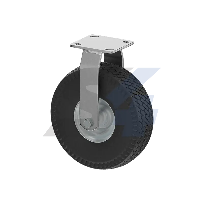 10 X 4" Zinc, Rigid Caster Top Plate Mount - C013.509 1