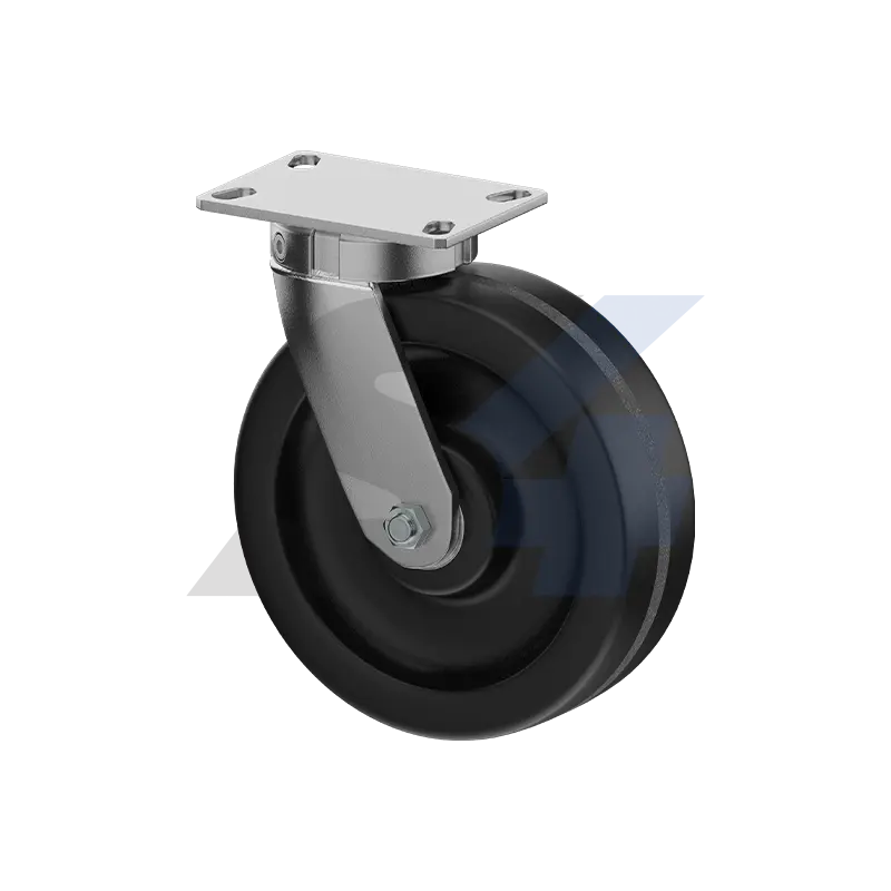 10 X 3" Zinc, Kingpinless Swivel Caster Top Plate - C014.245 1