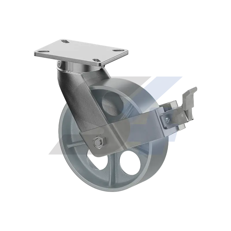 10 X 3" Zinc, Kingpinless Swivel Caster With Face - C092.47A 1
