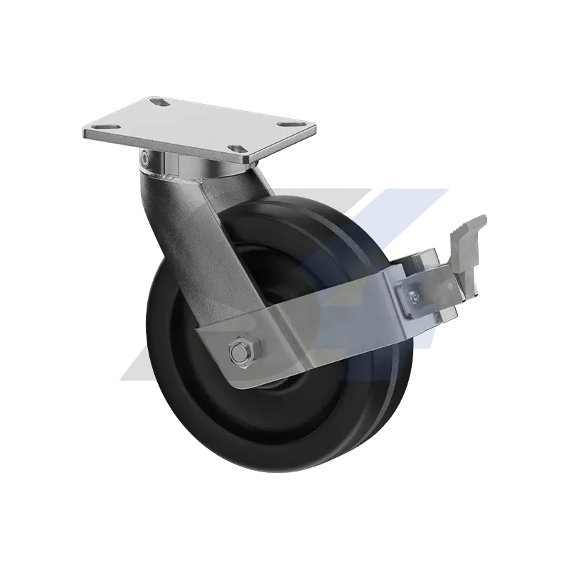10 X 3" Zinc, Kingpinless Swivel Caster With Face - C092.47E 1