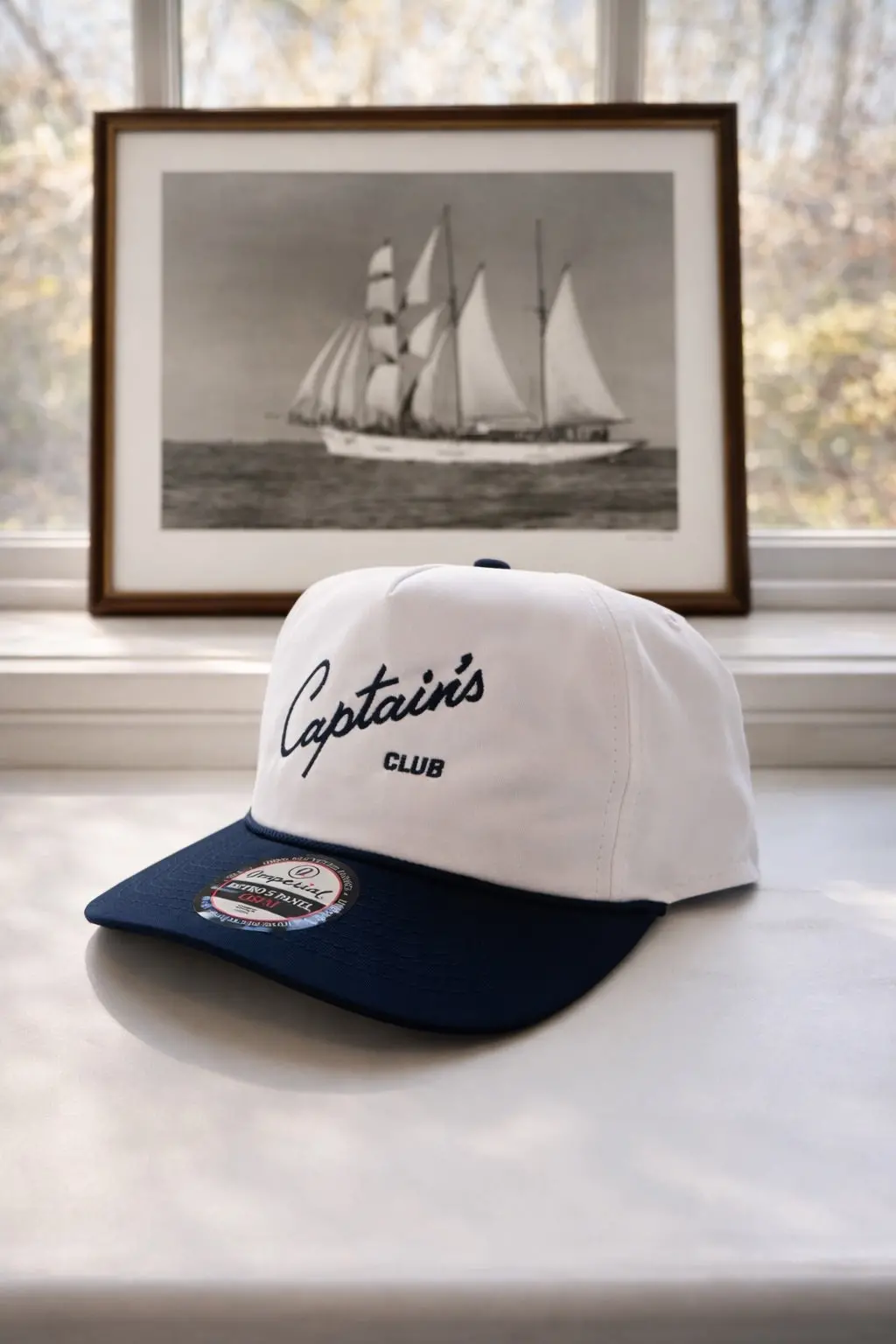Captain's Blue & White Rope Hat 1