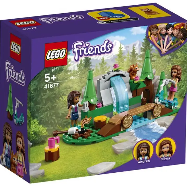 Lego Friends Cachoeira Na Floresta 41677 1