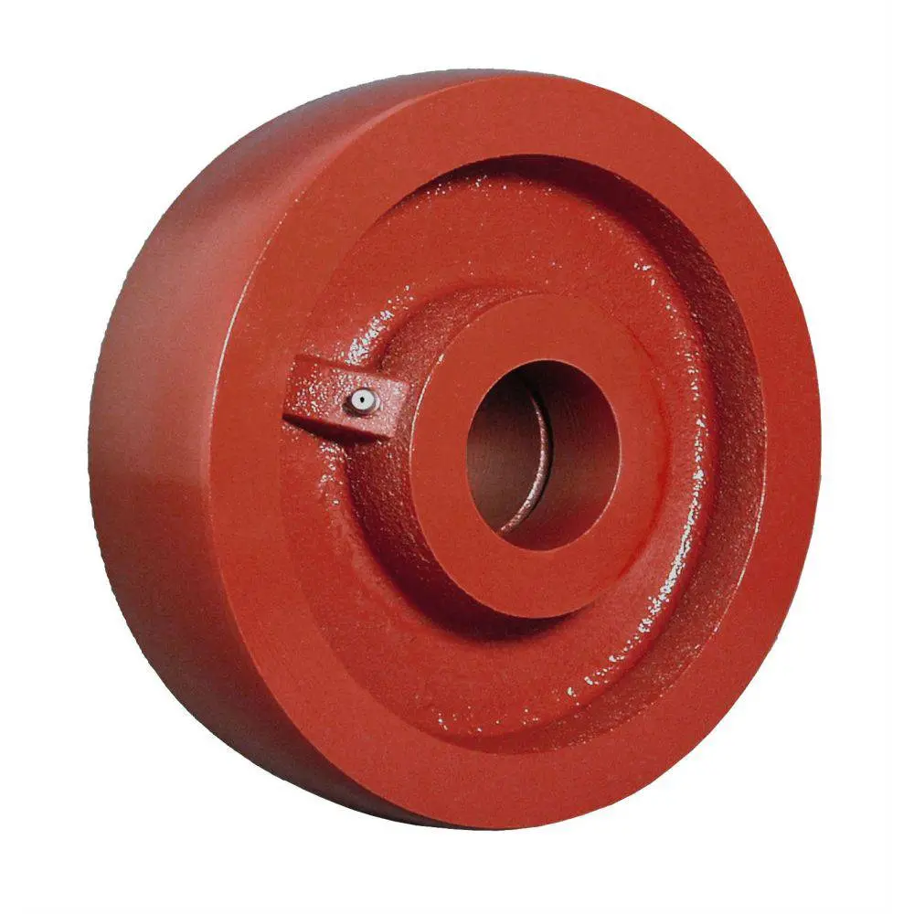 6" X 2-1/2" Energy Saver Ductile Steel Wheel (2-1/2" Wide) - 3500 Lbs. Capacity 1