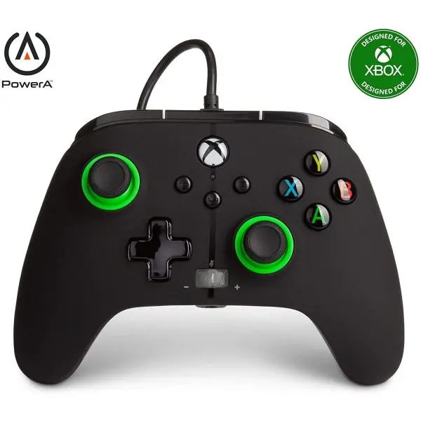 Comando Powera Com Fios Green - Novo - Xbox One 1