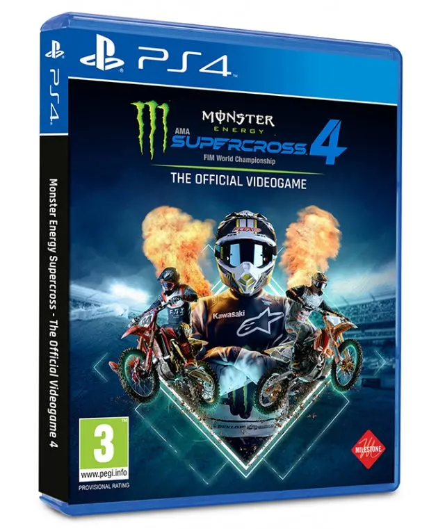 Monster Energy Supercross 4 - Novo -  Ps4 1