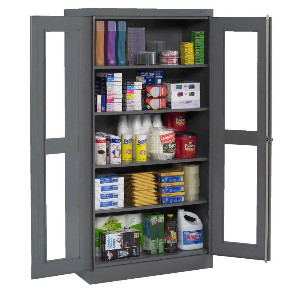 Standard C-Thru Storage Cabinet (Unassembled) 36"W X 18"D X 72"H 1
