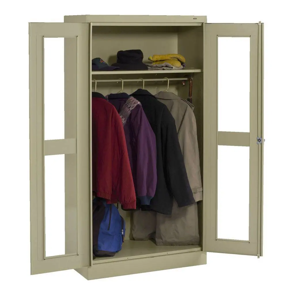 Std. C-Thru Wardrobe Storage Cabinet (Pre-Ass.) 36"W X 18"D X 72"H 1