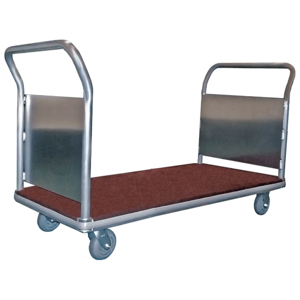 Luggage Platform Truck Carpeted W/ Two Handles 1