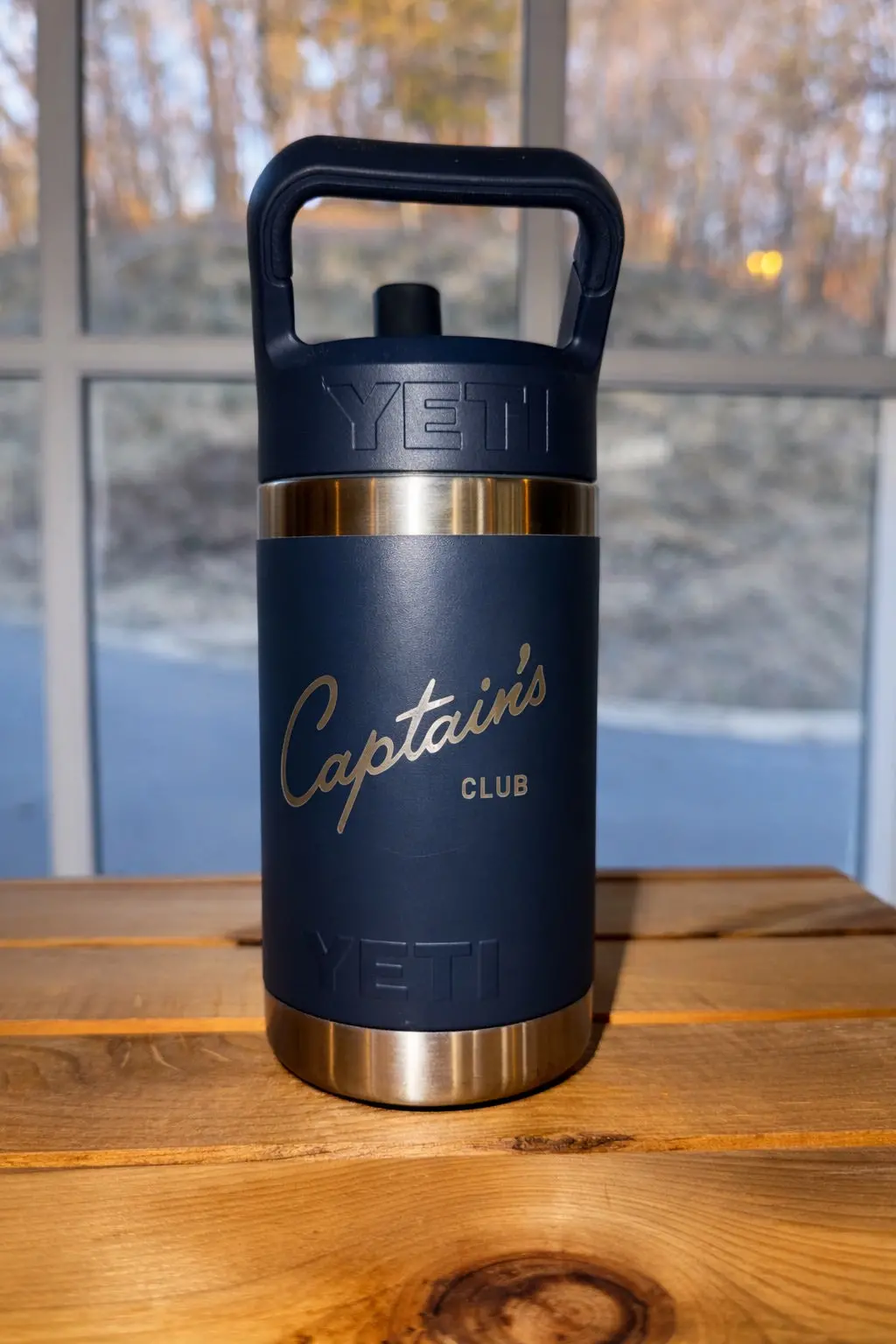 Navy Yeti Rambler 12Oz Kids Captain's Club Cup 1