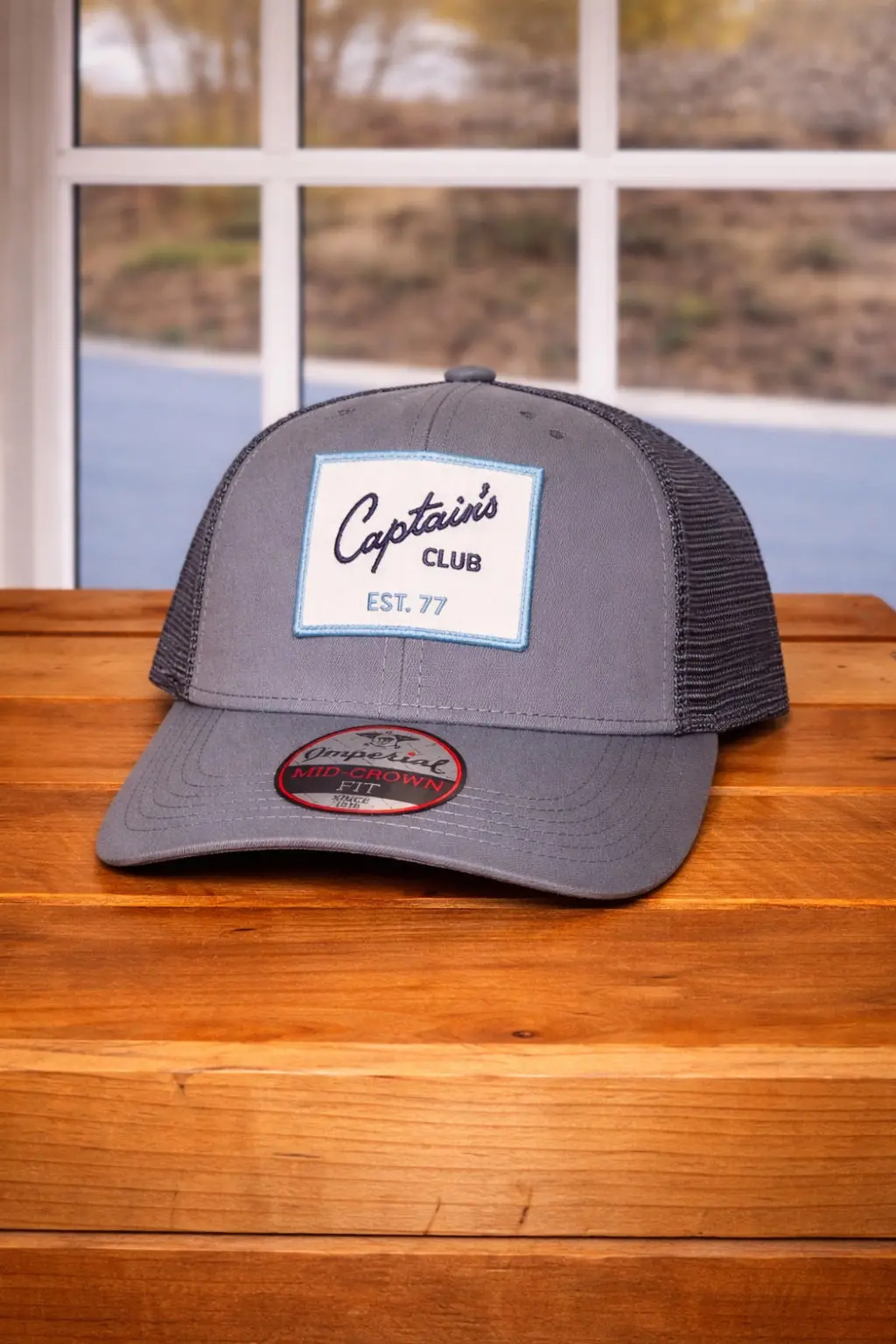 Captain's Light Blue Patch Hat 1