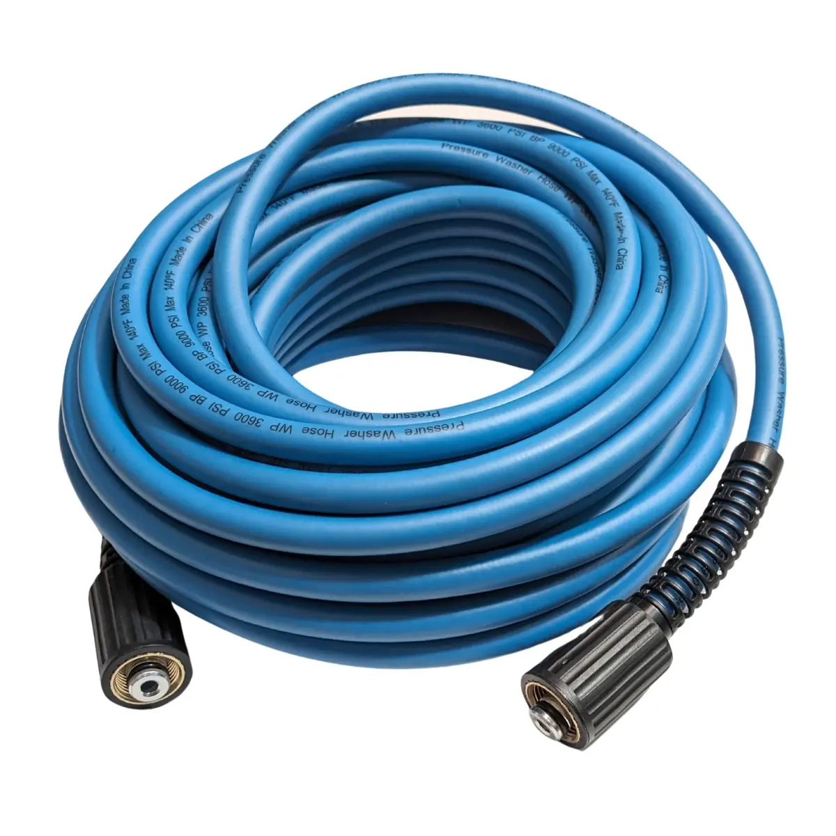 Cleanskin 1/4" Pressure Washer Non Marking & Kink Resistant Hose 15M/20M - M22 14Mm 1