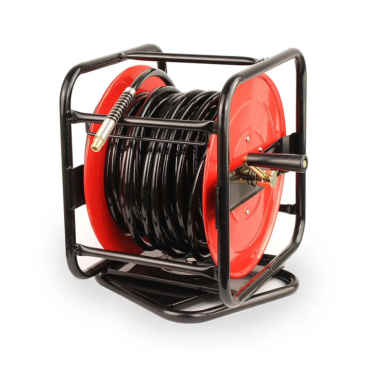 Cleanskin Air Hose & Manual Reel Assembly On Swivel Base - 30 Metre 1