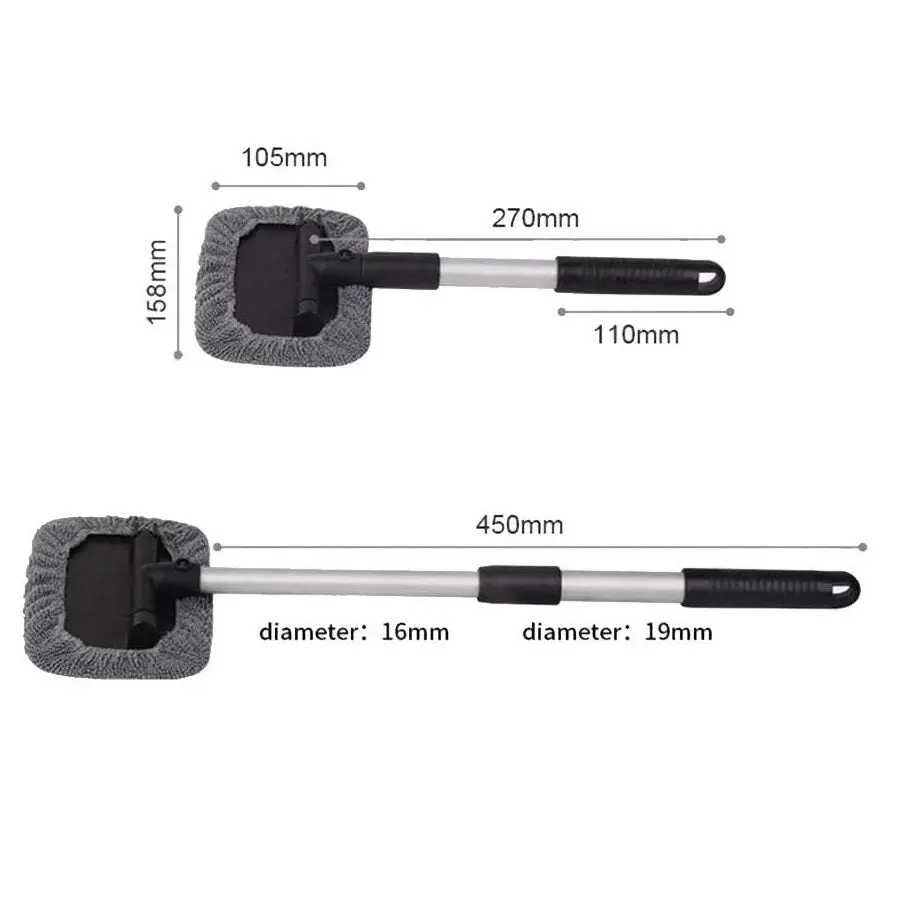 Cleanskin Windscreen Retractable Microfibre Cleaning Tool 2