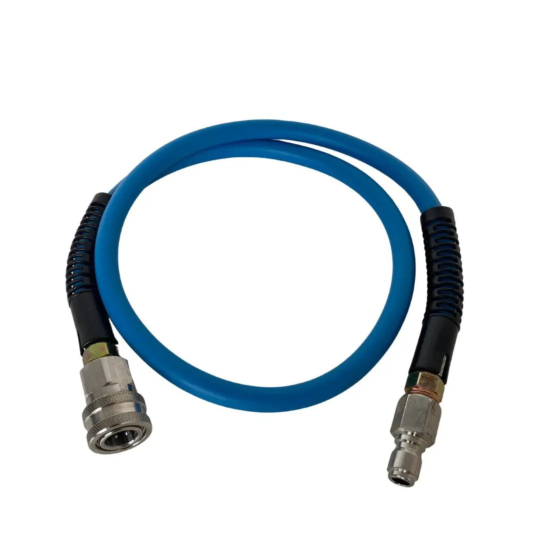 Cleanskin High Pressure Jumper / Whip Hose 1M - With Quick Connects 1