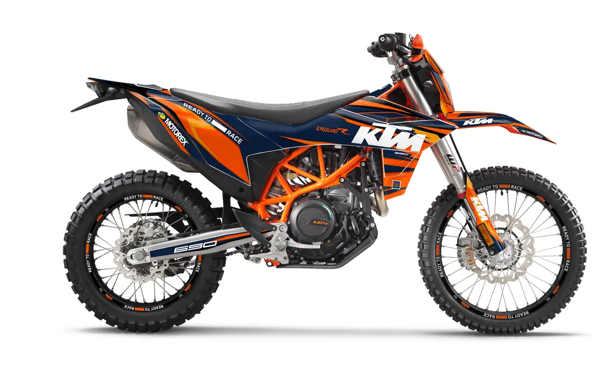 Ktm 690 Enduro R 2026 Graphics - "Colibri" (Orange) 1