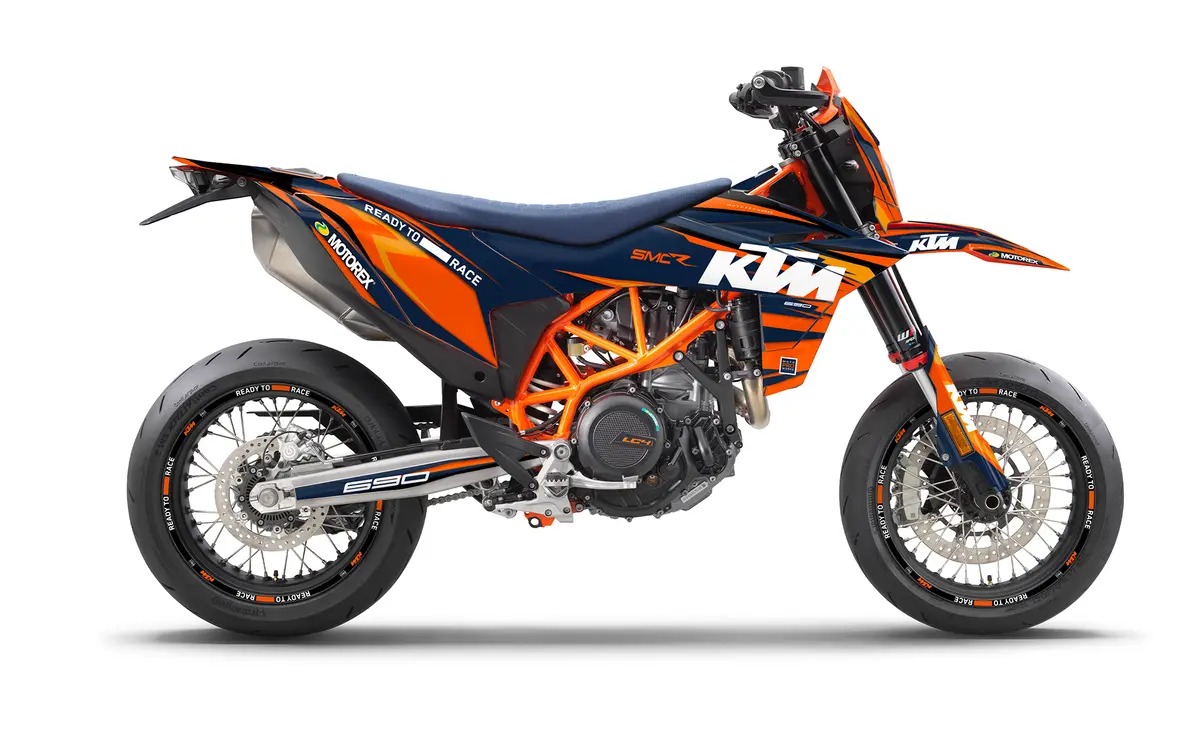 Ktm 690 Smc-R 2026 Graphics - "Colibri" (Orange) 1