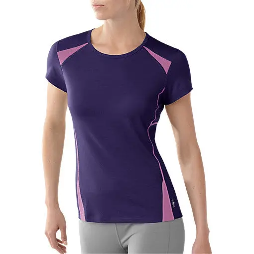 Smartwool Cortina Tee - Purple 1