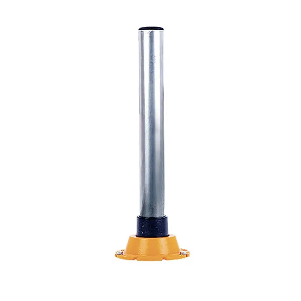 Coreflex Adjustable Height Shock-Absorbing Bollard - Galvanized Steel 1