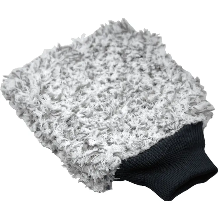 The Rag Company Cyclone Premium Microfibre Wash Mitt - Grey 1