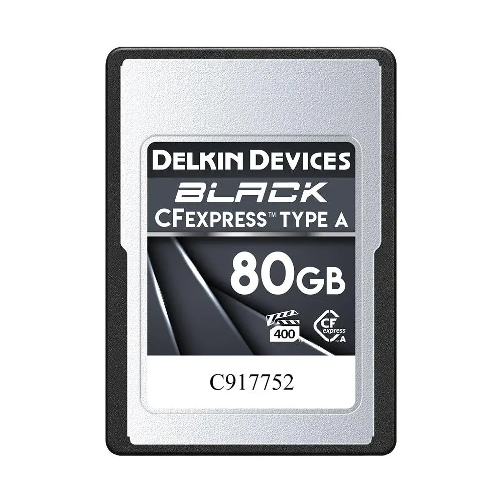 Delkin Devices 80Gb Black Cfexpress Type A Memory Card 1