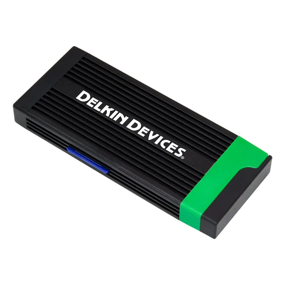Delkin Devices Usb 3.2 Cfexpress Type B Card And Sd Uhs-Ii Memory Card Reader 1