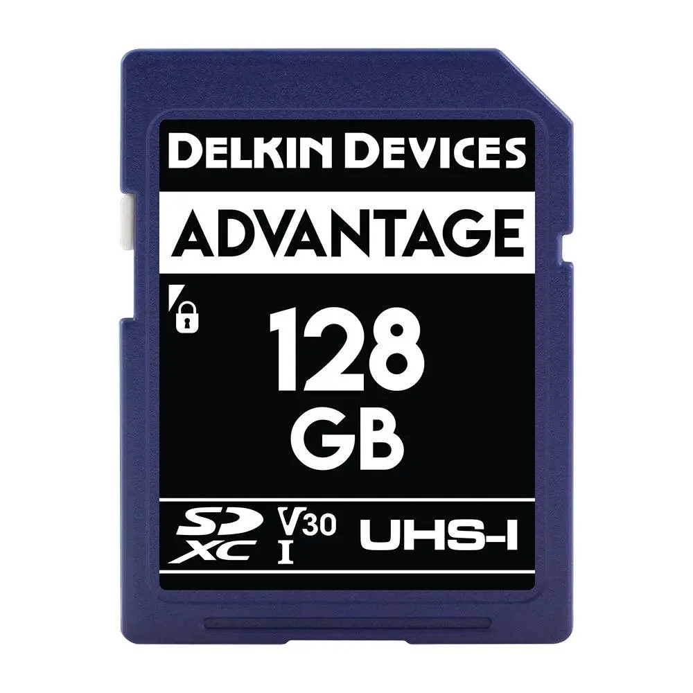 Delkin Devices 128Gb Advantage Uhs-I Sdxc Memory Card 1