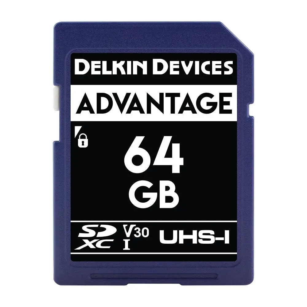 Delkin Devices 64Gb Advantage Uhs-I Sdxc Memory Card 1
