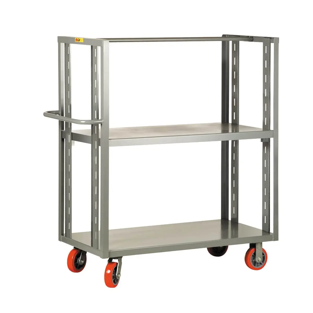 2-Sided Adjustable Shelf Truck With Open Angle Ends 1