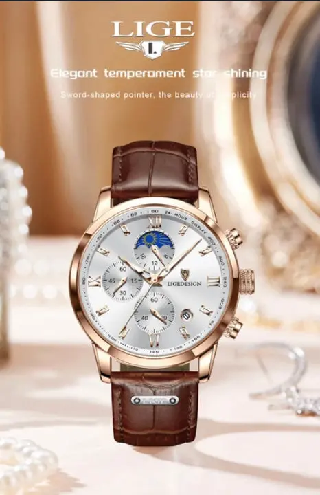 Relógio Masculino Legi Moon Phase 1