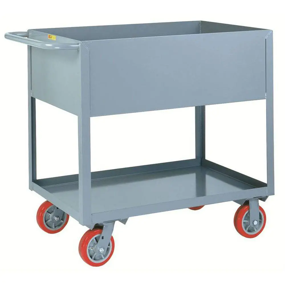 12 In. Deep Shelf Truck (6" Polyurethane Wheels) 3600 Lbs. Capacity 1