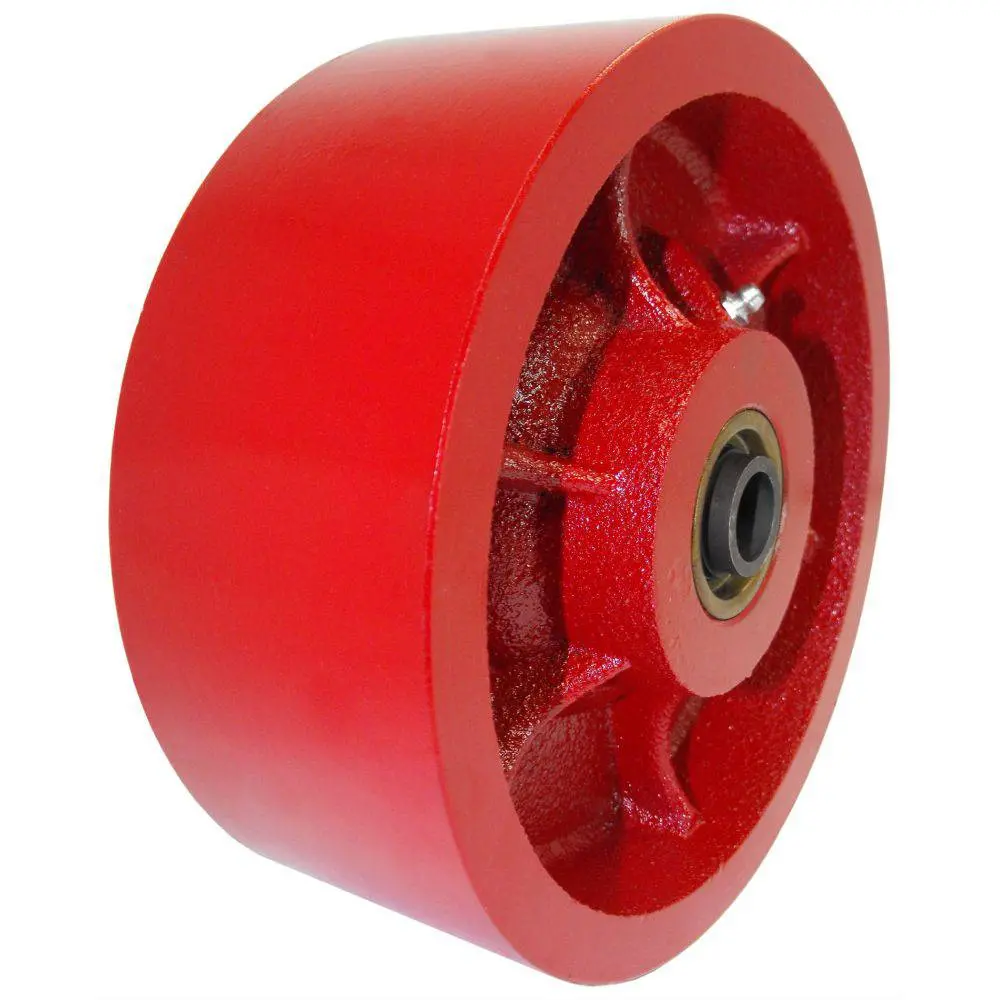 8" X 3" Ductile Steel Wheel - 6000 Lbs. Capacity 1