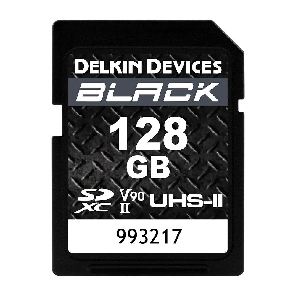 Delkin Devices 128Gb Black Uhs-Ii Sdxc Memory Card 1