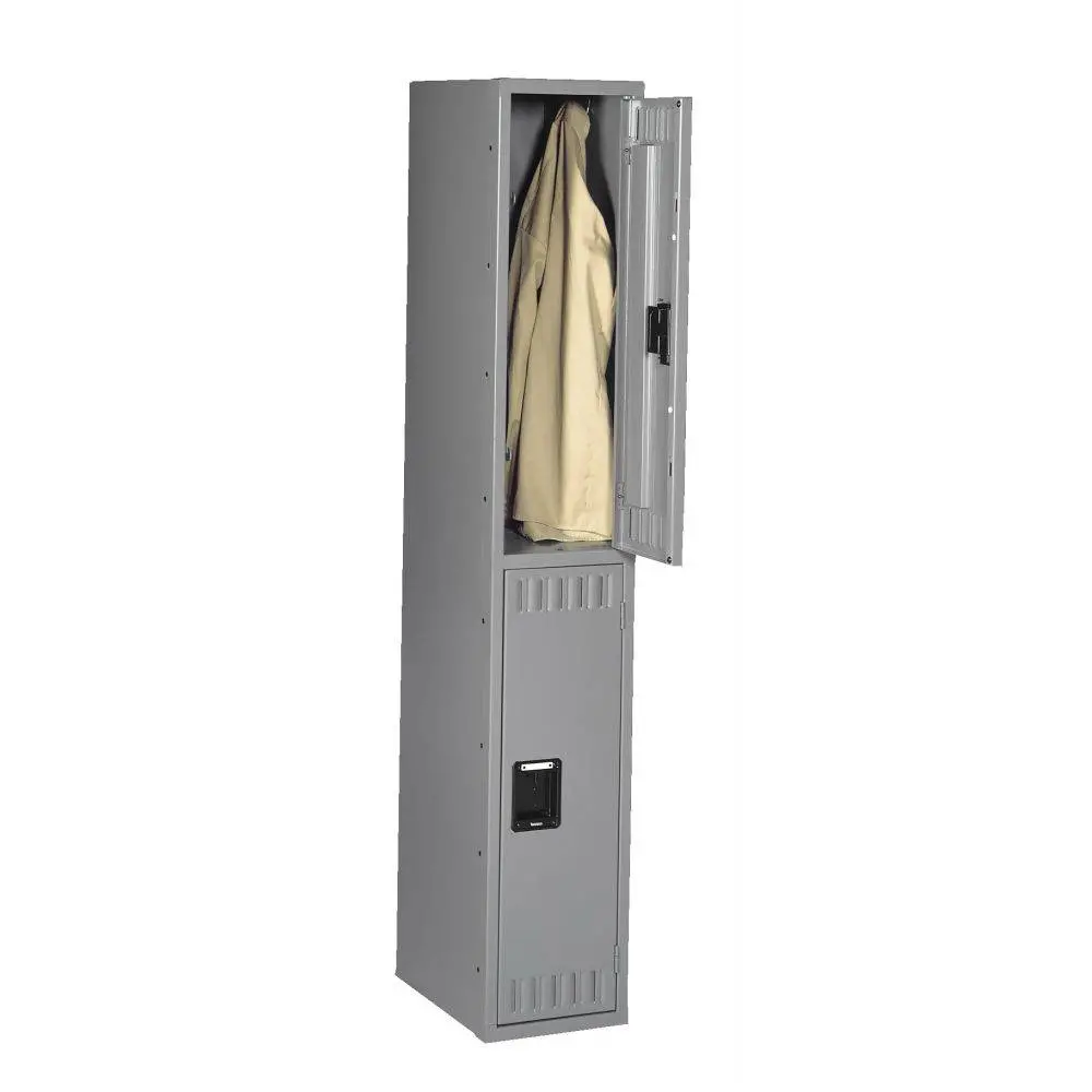 Double Tier 15"W X 15"D X 72"H Locker - One Wide W/O Legs (Unassembled) 1