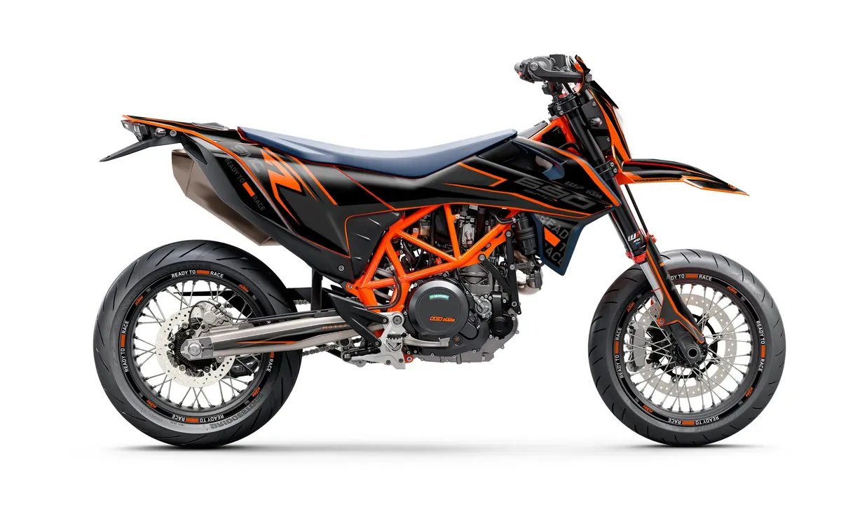 Ktm 690 Smc-R Graphics - "District" (Grey) 1