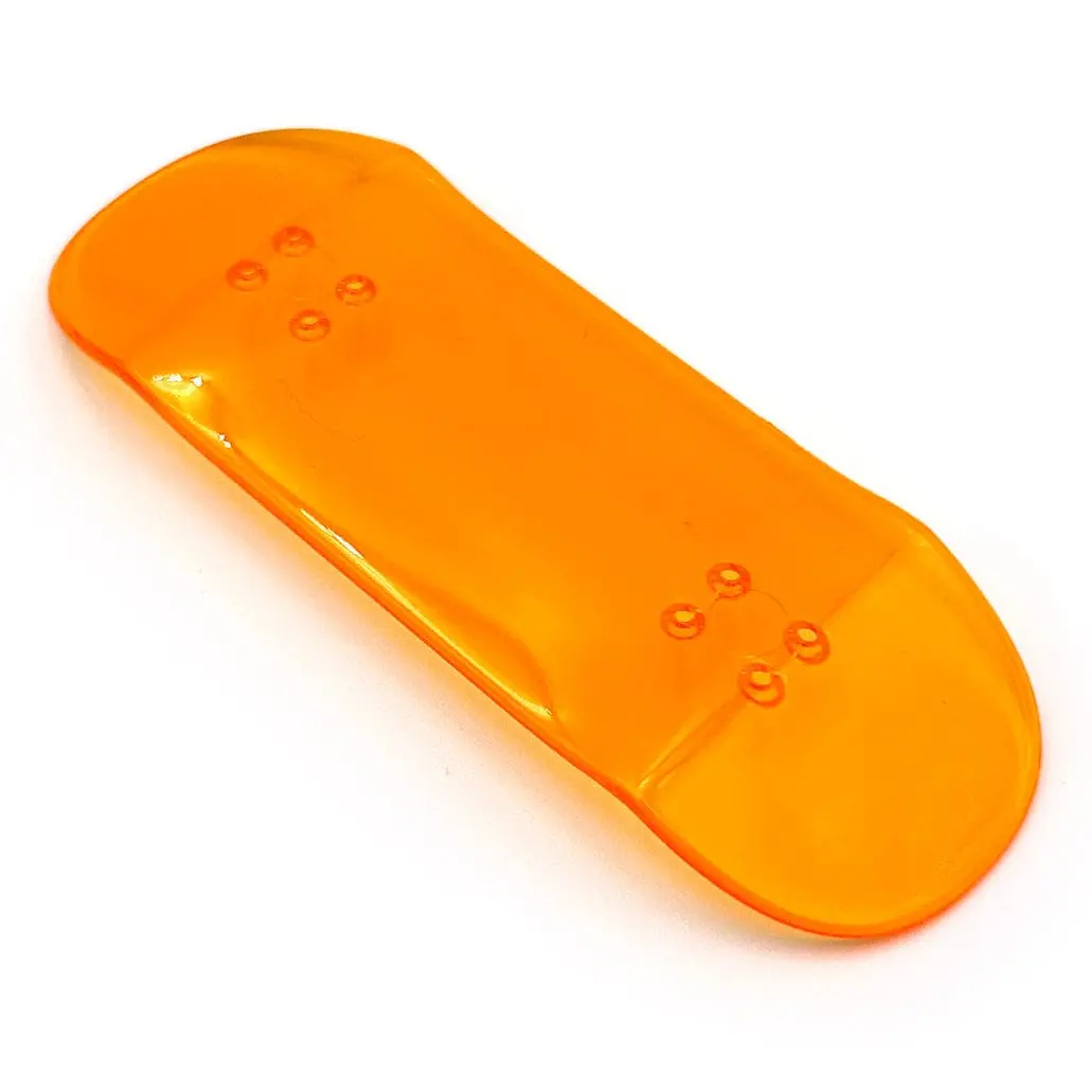 34Mm "Orange Soda" Transparent Orange Fingerboard Deck By Duck Decks - Pekin V2 Shape 1