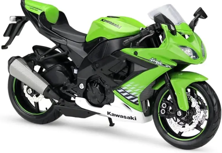 Motorizada Colecionável Kawasaki Ninja Zx-10R Escala 1:12 1