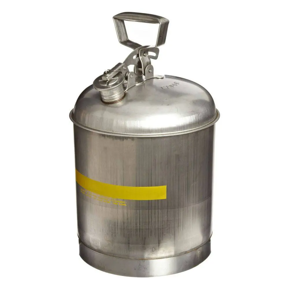 Type I Safety Can 5 Gal. Stainless Steel 1