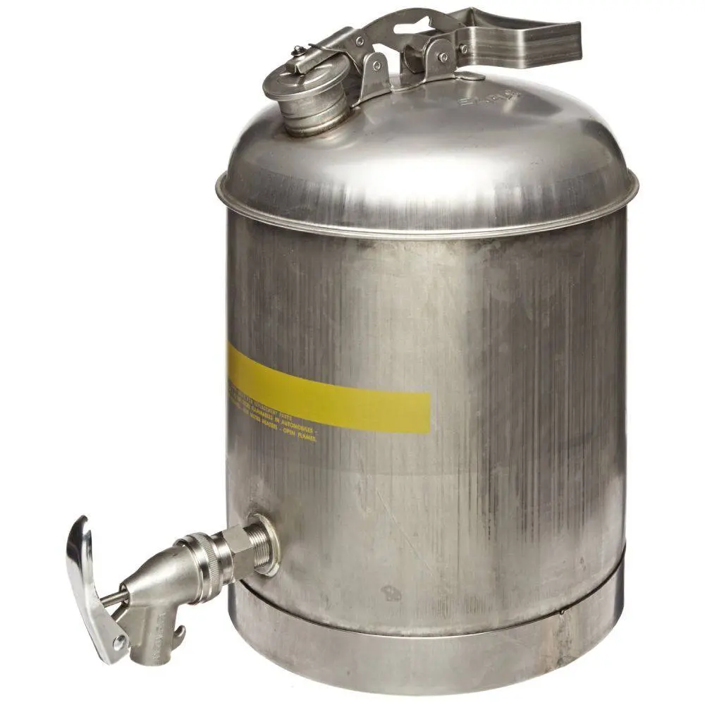 Faucet Can 5 Gal. Stainless Steel, Eco Faucet, Neoprene Gasket 1